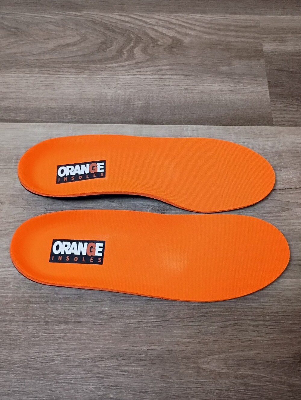 Orange Insoles Unisex Plantar Fasciitis Shoe Inserts Size D M 7/7.5 W 8.5/9